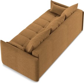 Divano color terracotta allungabile/con contenitore 225 cm Moku – Makamii