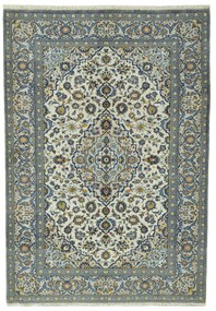 Kashan Tappeto 290x200 Beige (Iran) Annodato A Mano