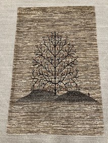 Loribaft Tappeto 130 x 80 Marrone (Iran) Annodato A Mano