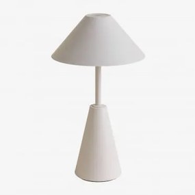 Lampada da tavolo da esterno LED senza fili Alexis Bianco - Sklum