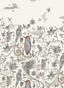 Clarke & Clarke Carta da parati Cloud Forest - Ivory