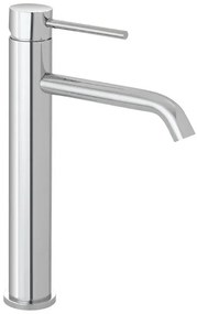 Set rubinetti lavabo alto e bidet in acciaio inox con scarico Nuego