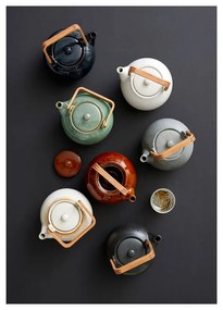 Teiera verde in ceramica con filtro 1,2 l Gastro Green – Bitz