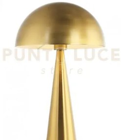 20211 lampada da tavolo 1 luce attacco e27 oro matto  d.30cm