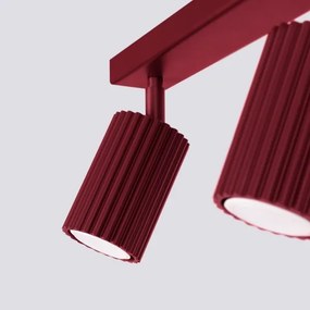 Brilagi - Faretto CRESTO 2xGU10/10W/230V bordeaux