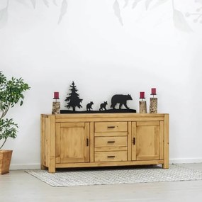 Base credenza 2 ante e 3 cassetti - LM-AD004