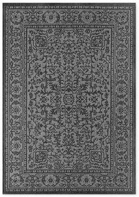 Tappeto da interno/esterno bianco e nero 200x290 cm Duet Kona – NORTHRUGS
