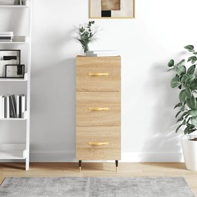 Credenza rovere sonoma 34,5x34x90 cm in legno multistrato