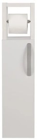 Mobiletto con porta carta igienica STAR 65x15 cm bianco