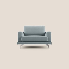 Dorian poltrona moderna in tessuto smacchiabile T05 carta da zucchero