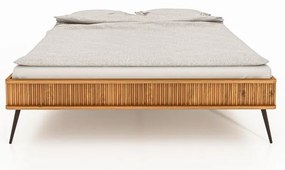 Letto matrimoniale in rovere 140x200 cm Kula - The Beds