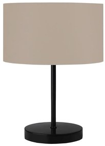 Lampada da tavolo AYD 1xE27/40W/230V beige/nera