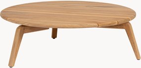 Tavolino rotondo da giardino in legno di teak Eularia
