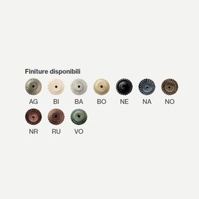 Lampadario Classico Siena Metallo E Ceramica Ruggine Decorato Lucido 8 Luce E14