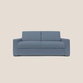 Nixon Divano letto matrimoniale con materasso 20 cm in tessuto impermeabile T03 blu