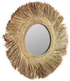 Kave Home - Specchio Rumer in fibre naturali Ã˜ 72 cm