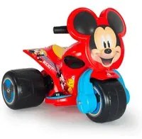 Moto Elettrica per Bambini 6V 3 Ruote Samurai Disney Mickey