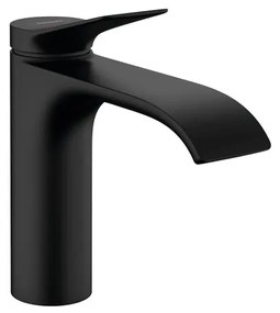 Rubinetto per lavabo a canna media Vivenis nero verniciato opaco HANSGROHE H 20.5 cm