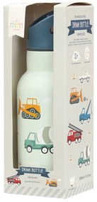 A Little Lovely Company - borraccia in acciaio inox, 350 ml - veicoli