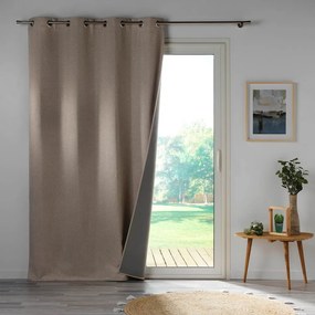 Tenda oscurante beige 140x260 cm Crepuscule - douceur d'intérieur