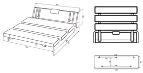 Sedile da bagno Aqualine - Sapho