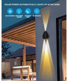 Immax 08488L - Lampada solare da parete LED 2W 5V IP54 con sensore