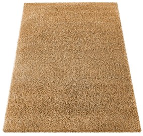 Tappeto moderno SHAGGY in giallo senape Larghezza: 120 cm | Lunghezza: 170 cm