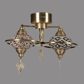 Plafoniera a soffitto YENI 1xE27/40W/230V bronzo