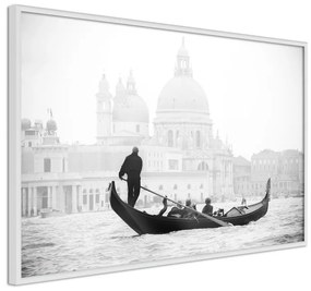 Poster Gondola a Venezia in Canal Grande