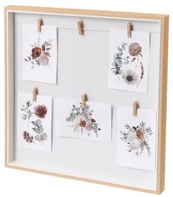 Cornice da parete in colore naturale 43x43 cm - Casa Selección