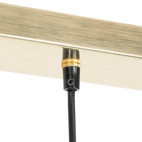 Lampada a sospensione moderna in ottone 5 luci - Jeana