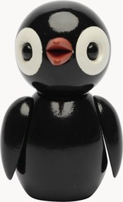 Oggetto decorativo in legno di faggio fatto a mano Bold Black