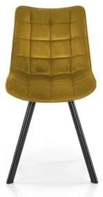 Sedia da pranzo COMORO, 1 pezzo, gialla