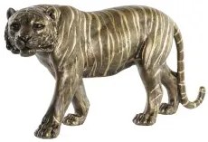 Statua Decorativa DKD Home Decor 53 x 13,5 x 23,5 cm Tigre Dorato