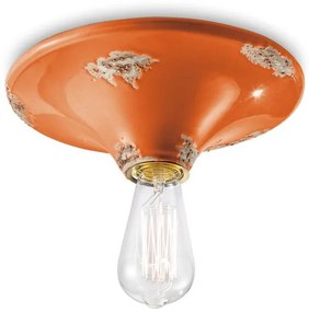 Plafoniera vintage arancio c134(vio)