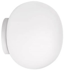 Flos - Glo-Ball Mini C/W Applique da Parete/Plafoniera (Mirror Mounting) White Flos