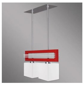 Kemar SG/2/R/K - Lampada a sospensione SANGA 2xE14/60W/230V