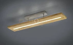Plafoniera led legno con regolatore intensità brad 623710130