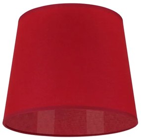 Duolla - Paralume per lampada da tavolo CLASSIC M E27 diametro 24 cm rosso