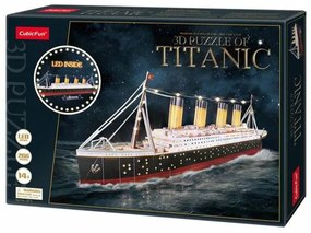 Puzzle di Legno per Bambini CubicFun Titanic 3D 266 Pezzi