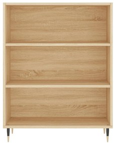 Libreria rovere sonoma 69,5x32,5x90 cm in legno multistrato