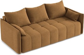 Divano color terracotta allungabile/con contenitore 225 cm Moku – Makamii