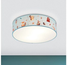 Eglo 97575 - Plafoniera per bambini RUFFO 2xE27/40W/230V