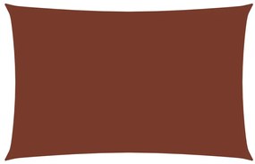 Parasole a Vela Oxford Rettangolare 5x6 m Terracotta