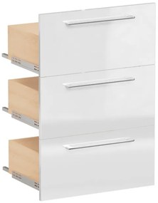 Cassetti per mobile bagno (componibili) L 60 x L 57.7 cm in truciolare Bianco Lucido Remix SENSEA