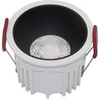 Faretto Da Incasso Moderno Alfa Led Alluminio Bianco Led Diffusore Pvc Dimm. 15W