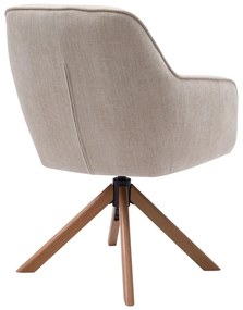 Set di sedie da pranzo color crema in imbottito 2 pz Avola – Unique Furniture