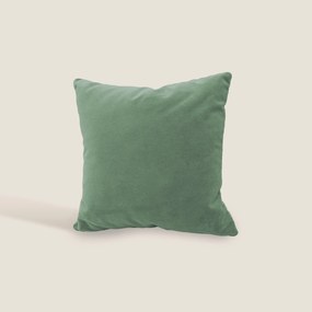 Luxury cuscino quadrato in velluto misto cotone disponibile in diversi colori