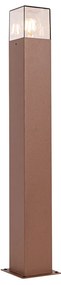 Lampada da terra da esterno industriale marrone ruggine 70 cm IP44 - Denmark