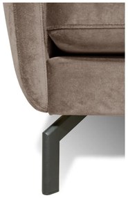 Divano in velluto marrone beige 190 cm Magic - Scandic